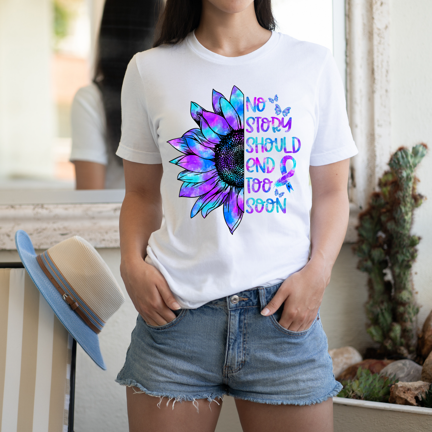 Short sleeve t-shirt No story should end too soon