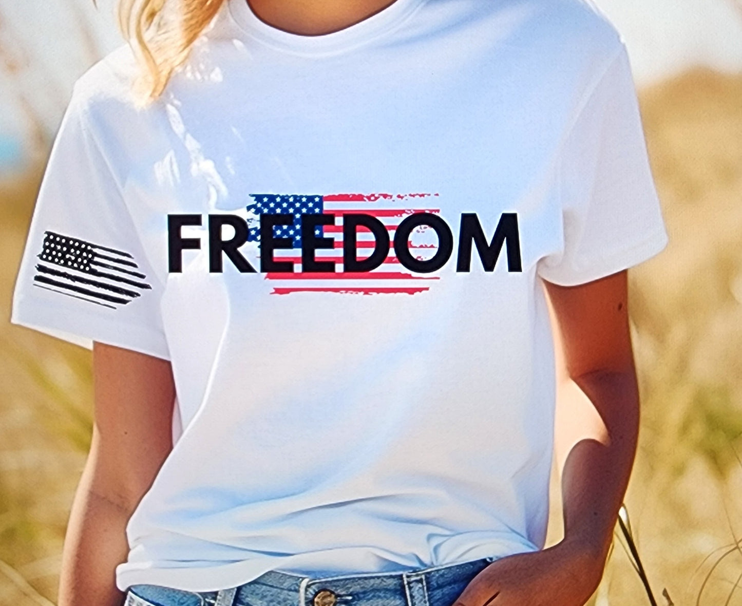 FREEDOM Short sleeve sublimation T-shirt