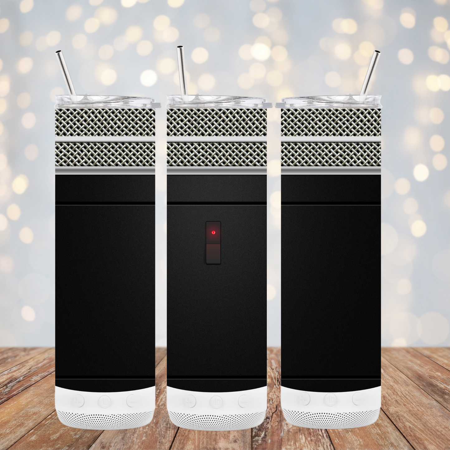 20OZ SUBLIMATABLE WIRELESS SPEAKER TUMBLER 2.0 Microphone design