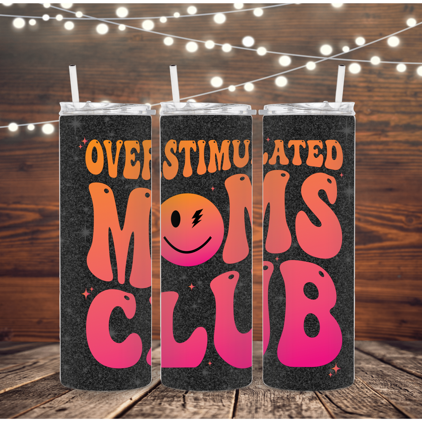 20 oz ...Stainless steel tumbler Overstimulated Moms Club