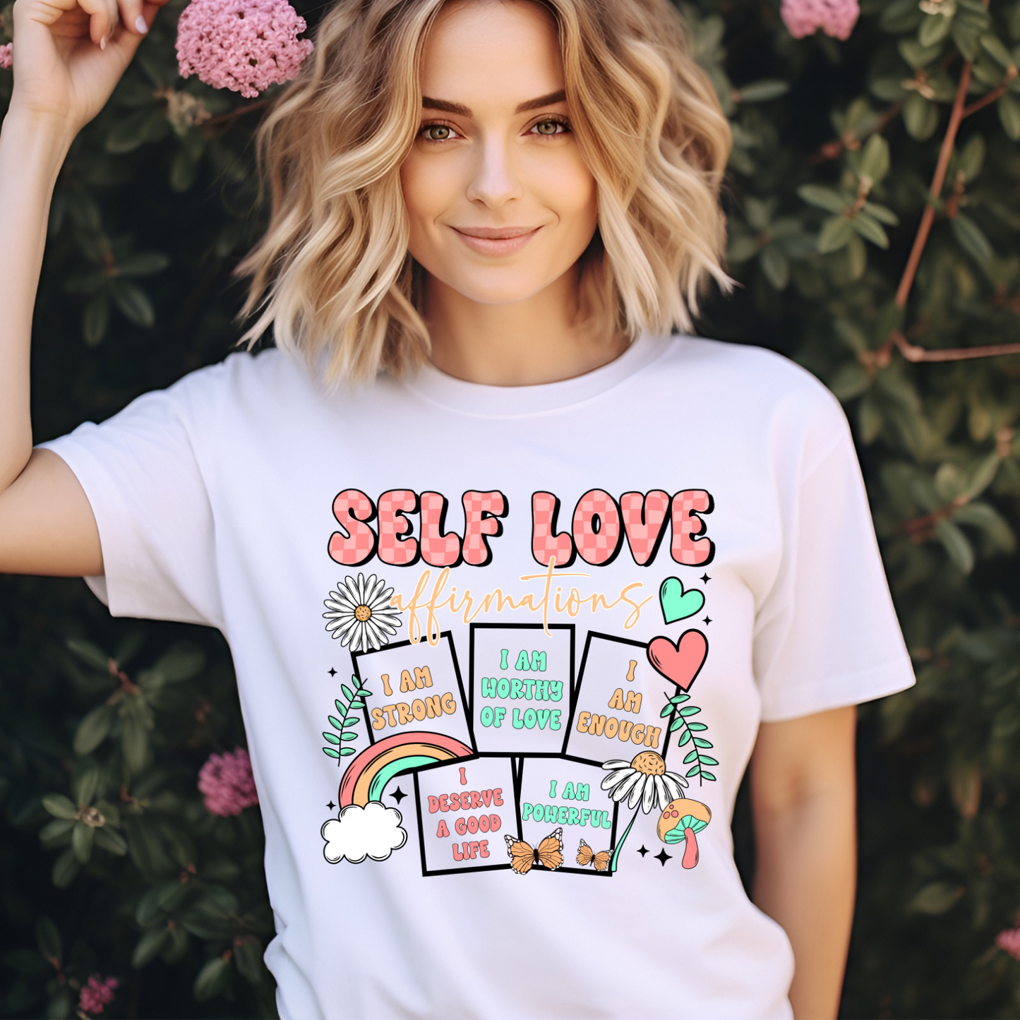 Self Love. Short sleeve sublimation T-shirt