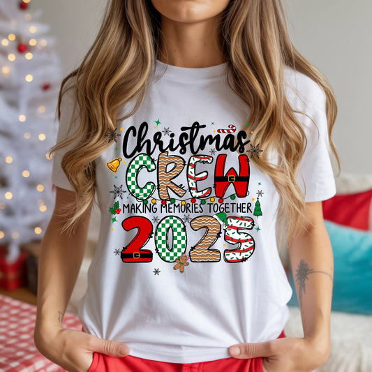 Christmas Crew 2025 Short sleeve sublimation T-shirt
